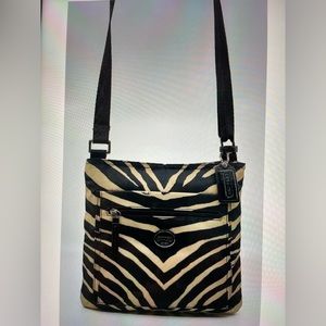COACH ZEBRA PRINT CROSSBODY